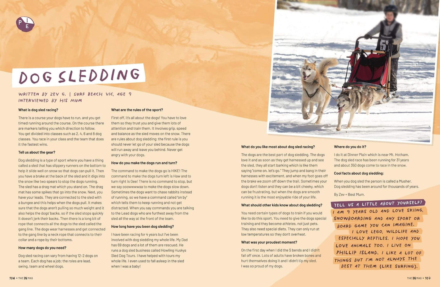 Inside pages of theINmag Mag09 - inside page sample