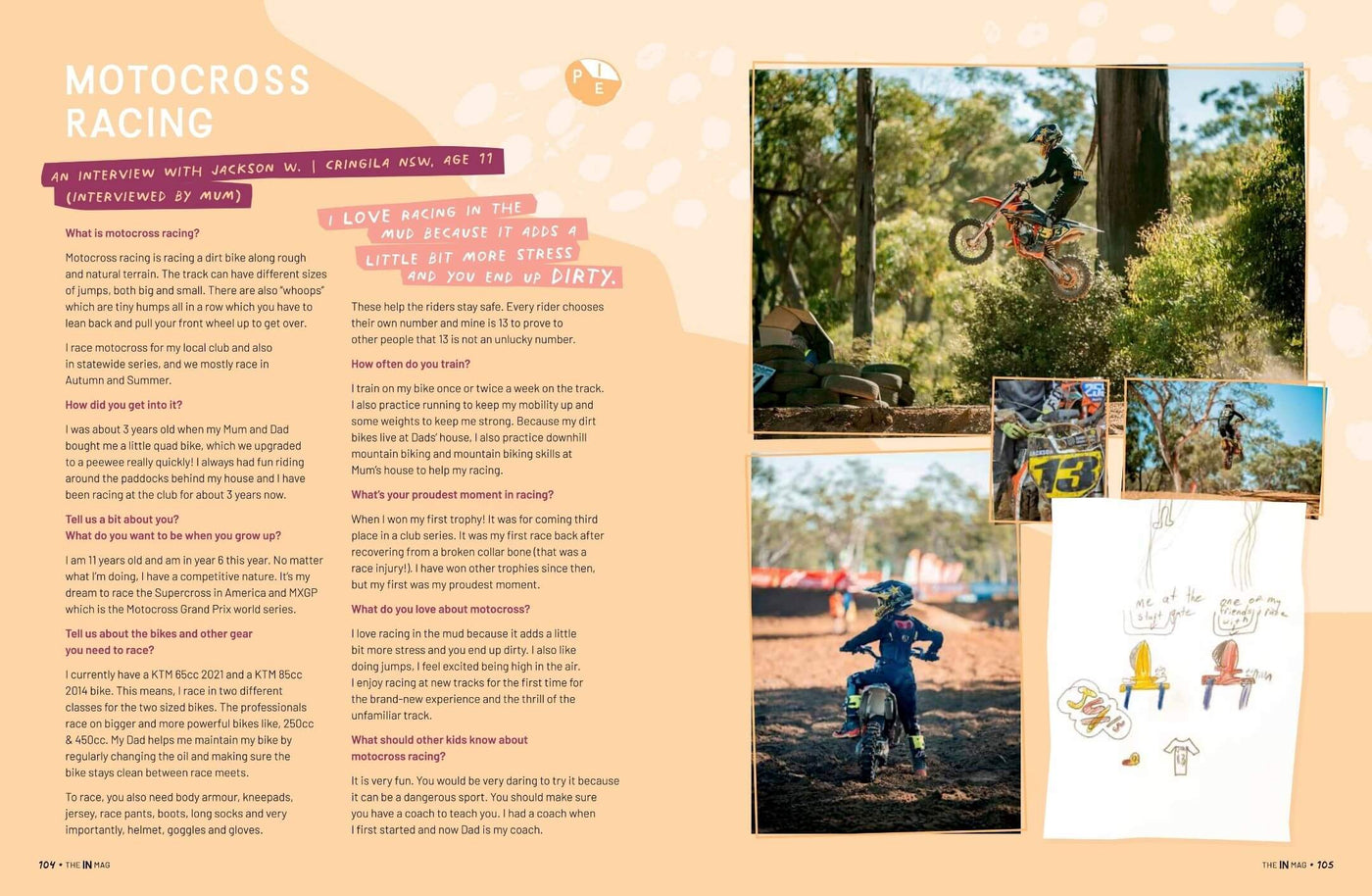 Inside pages of theINmag Mag07 - inside page sample