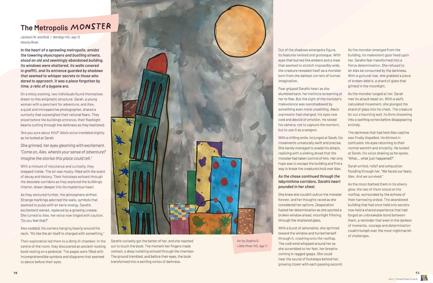 Inside pages of theINmag Mag04 - inside page sample