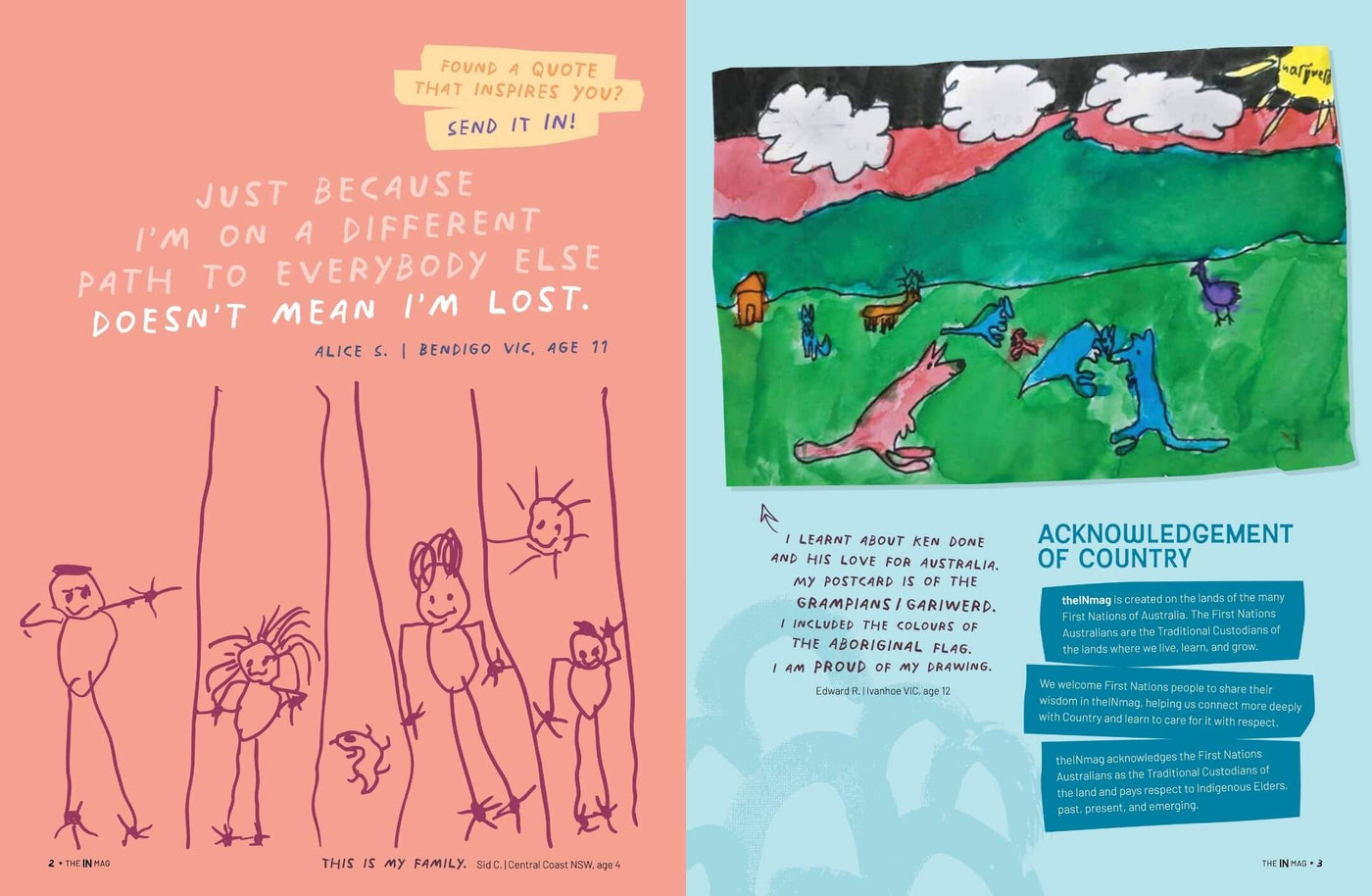 Inside pages of theINmag Mag07 - inside page sample