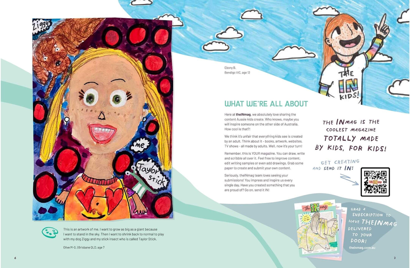 Inside pages of theINmag Mag05 - inside page sample