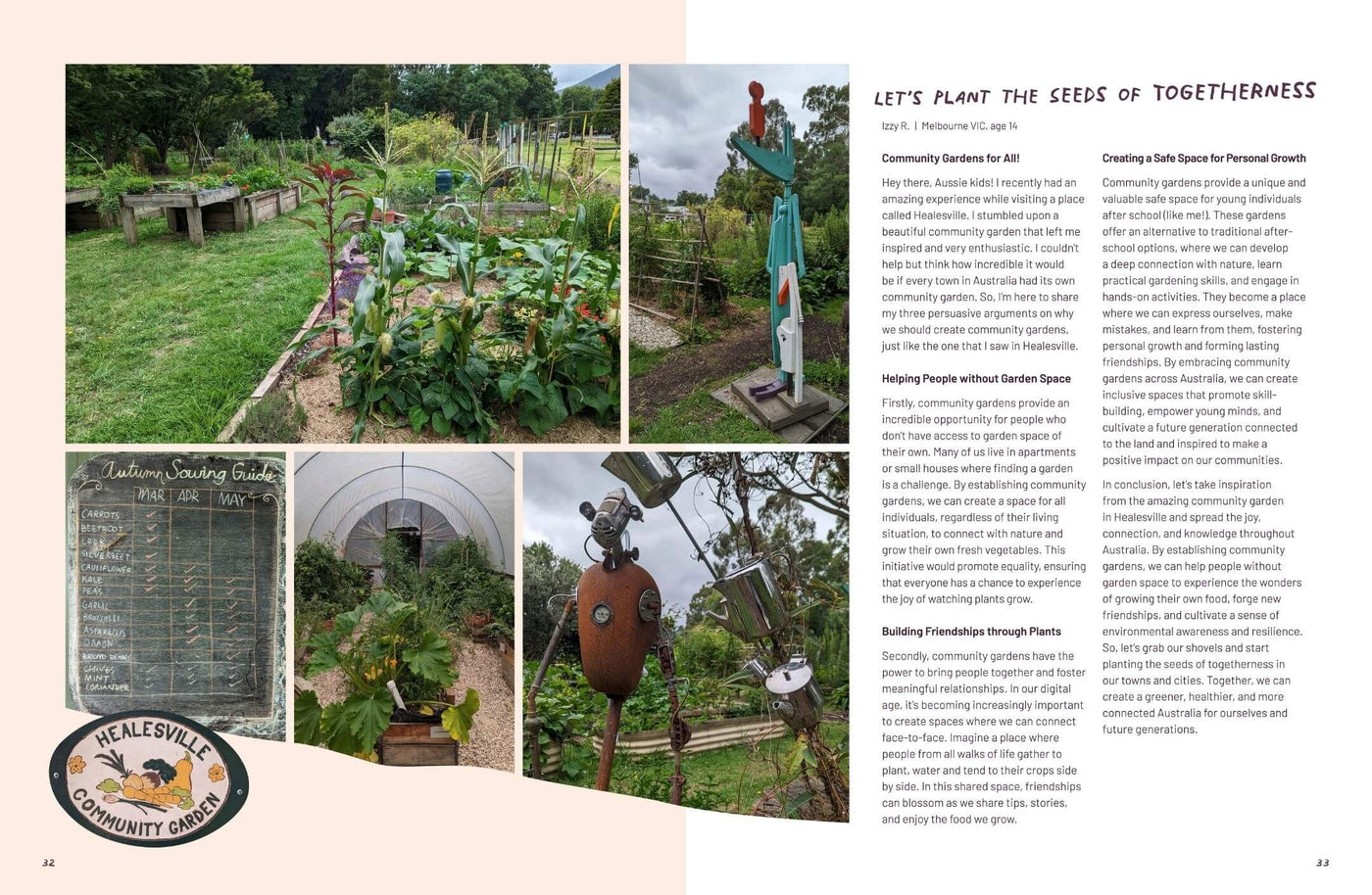 Inside pages of theINmag Mag02 - inside page sample