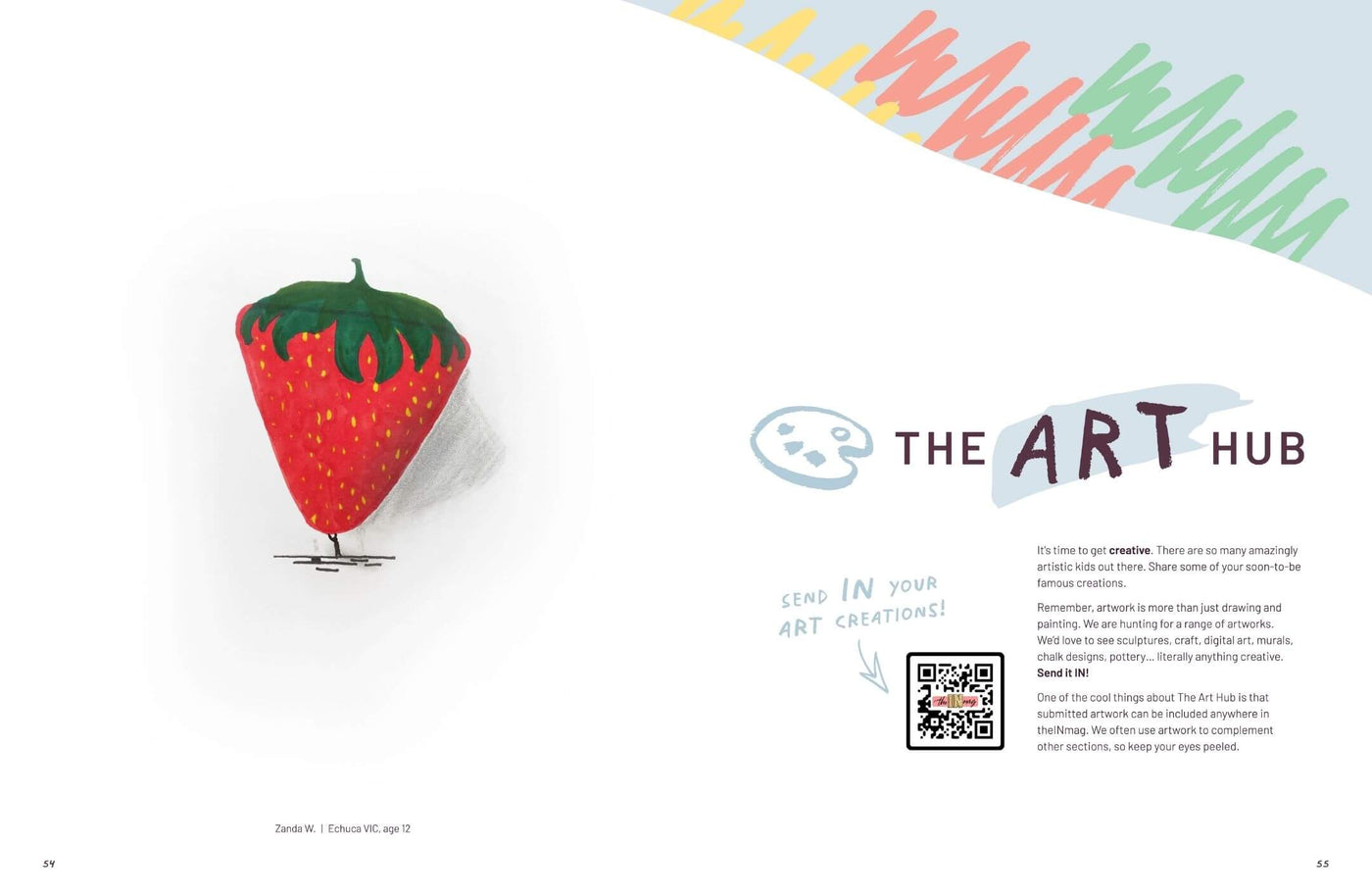 Inside pages of theINmag Mag02 - inside page sample