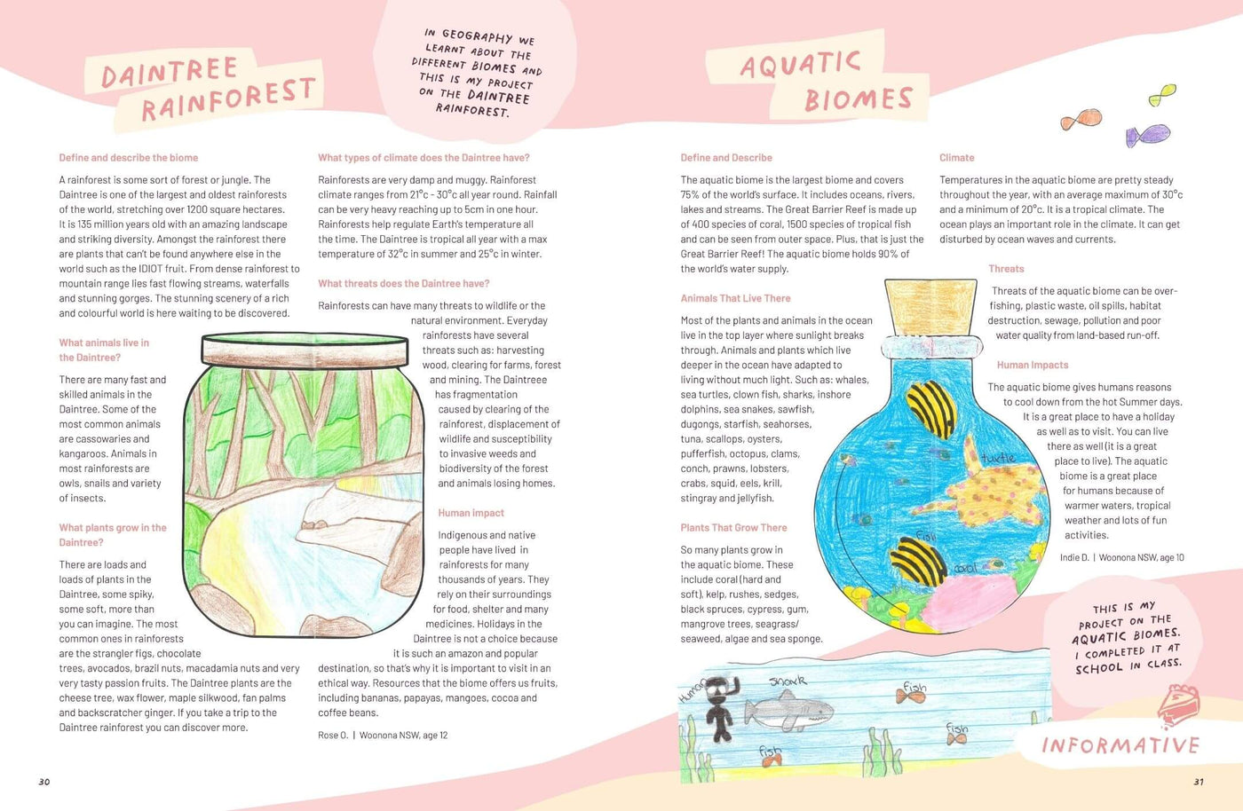 Inside pages of theINmag Mag03 - inside page sample