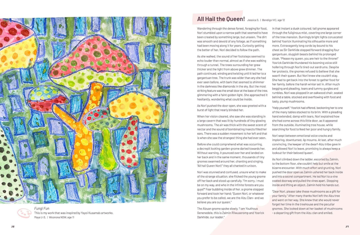 Inside pages of theINmag Mag03 - inside page sample