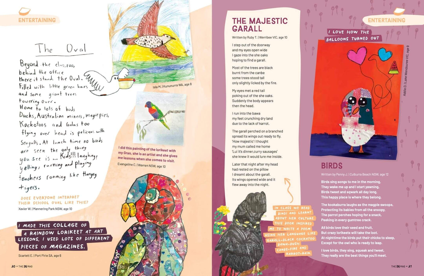 Inside pages of theINmag Mag10 - inside page sample