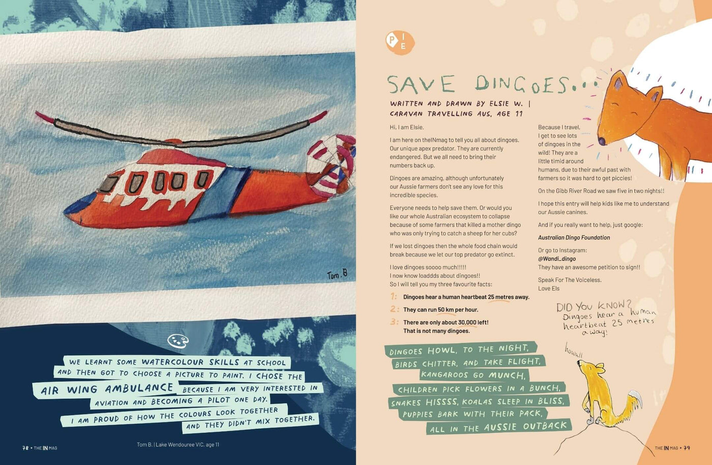 Inside pages of theINmag Mag09 - inside page sample