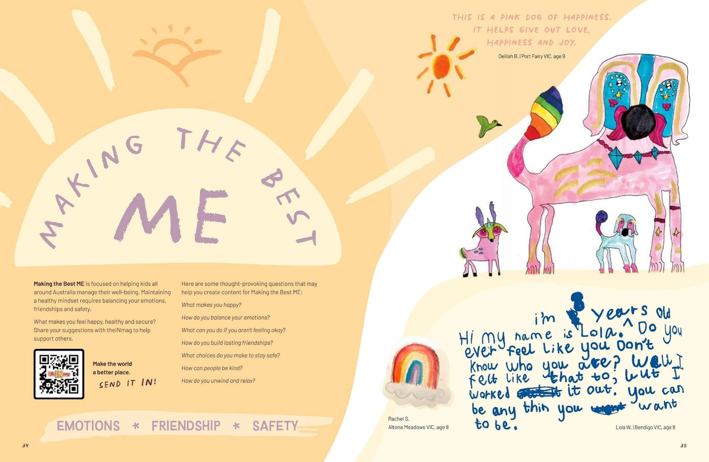 Inside pages of theINmag Mag05 - inside page sample