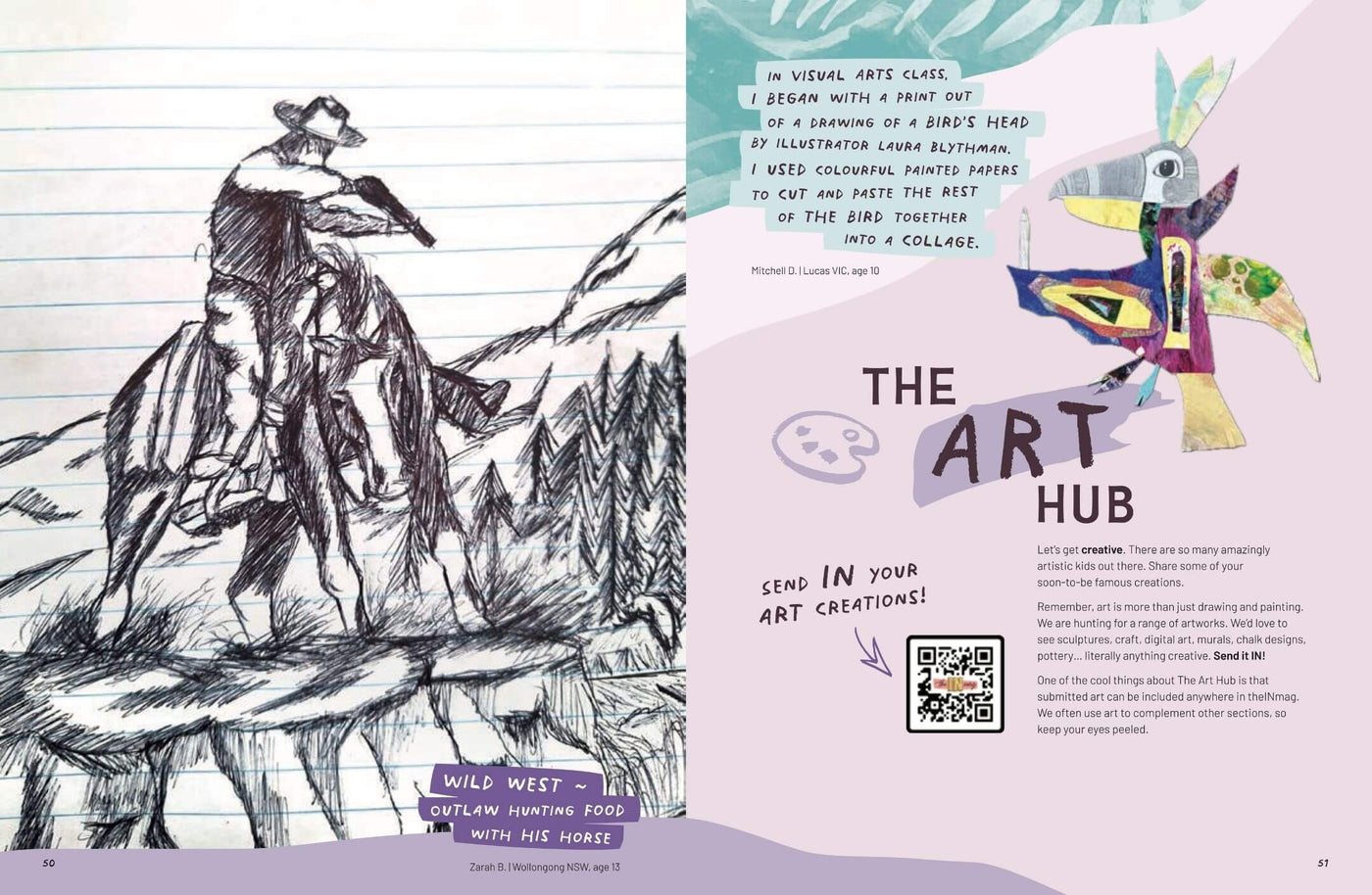 Inside pages of theINmag Mag06 - inside page sample