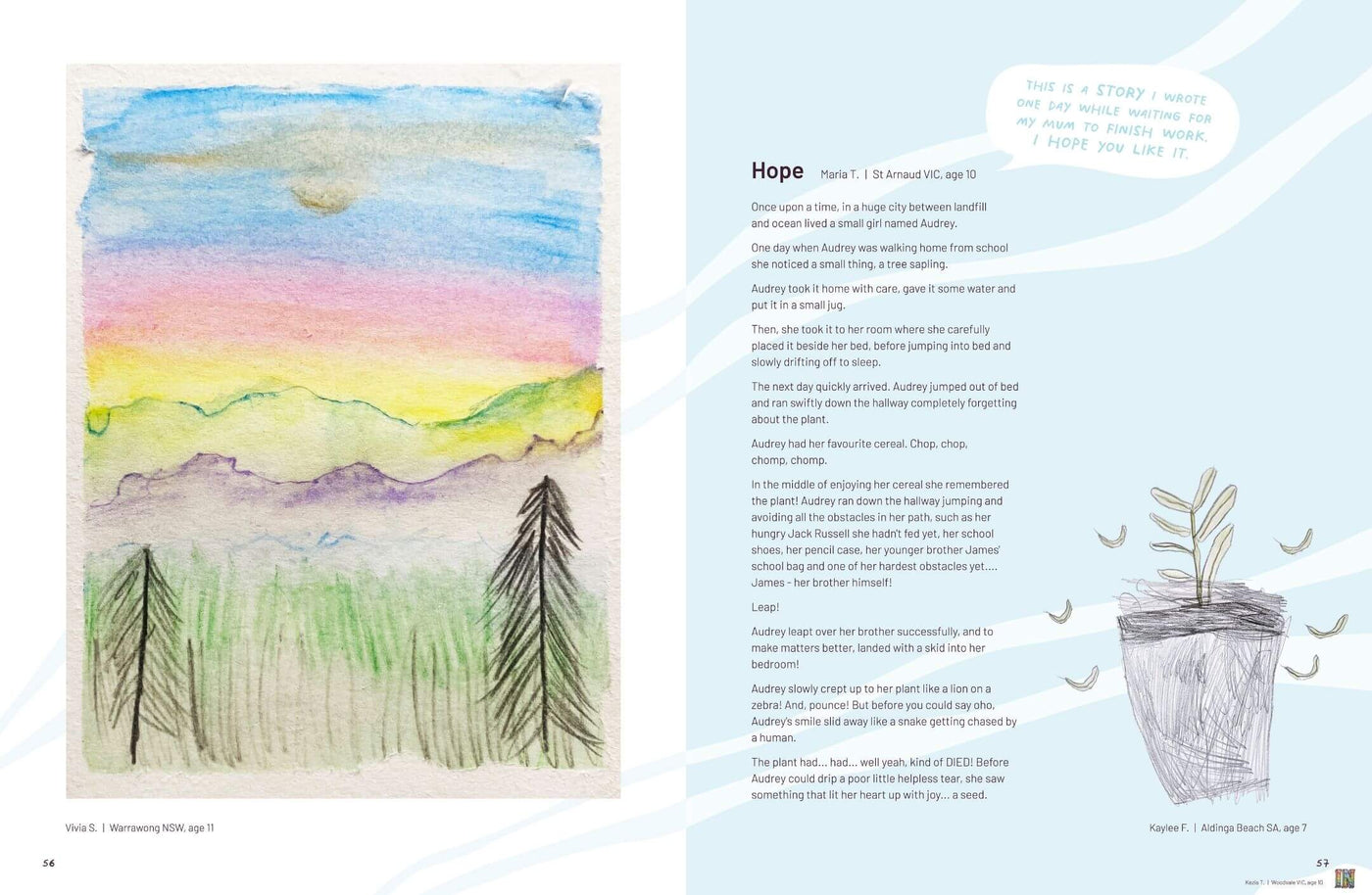 Inside pages of theINmag Mag04 - inside page sample