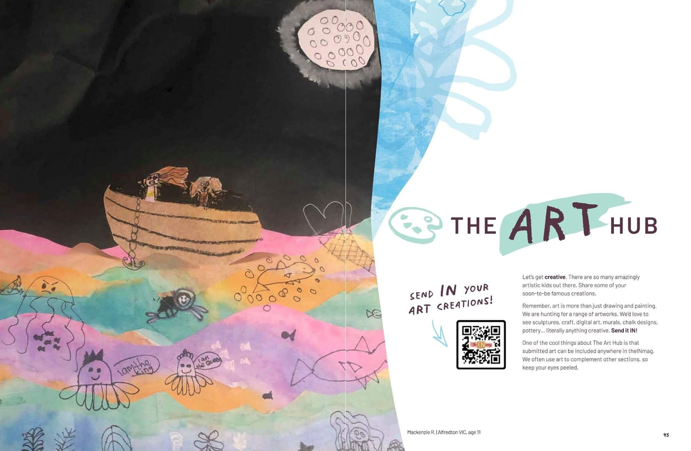 Inside pages of theINmag Mag05 - inside page sample
