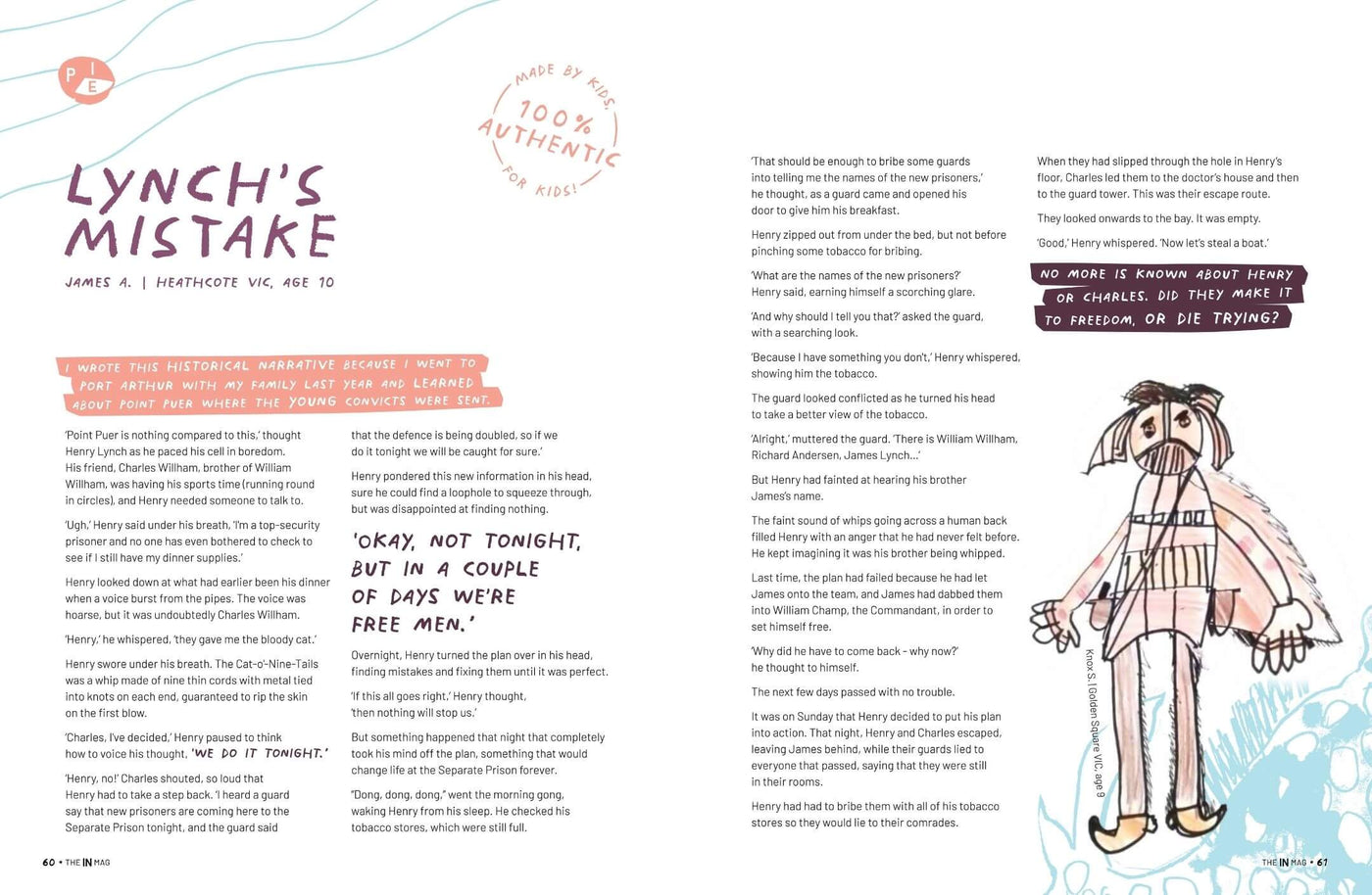 Inside pages of theINmag Mag07 - inside page sample