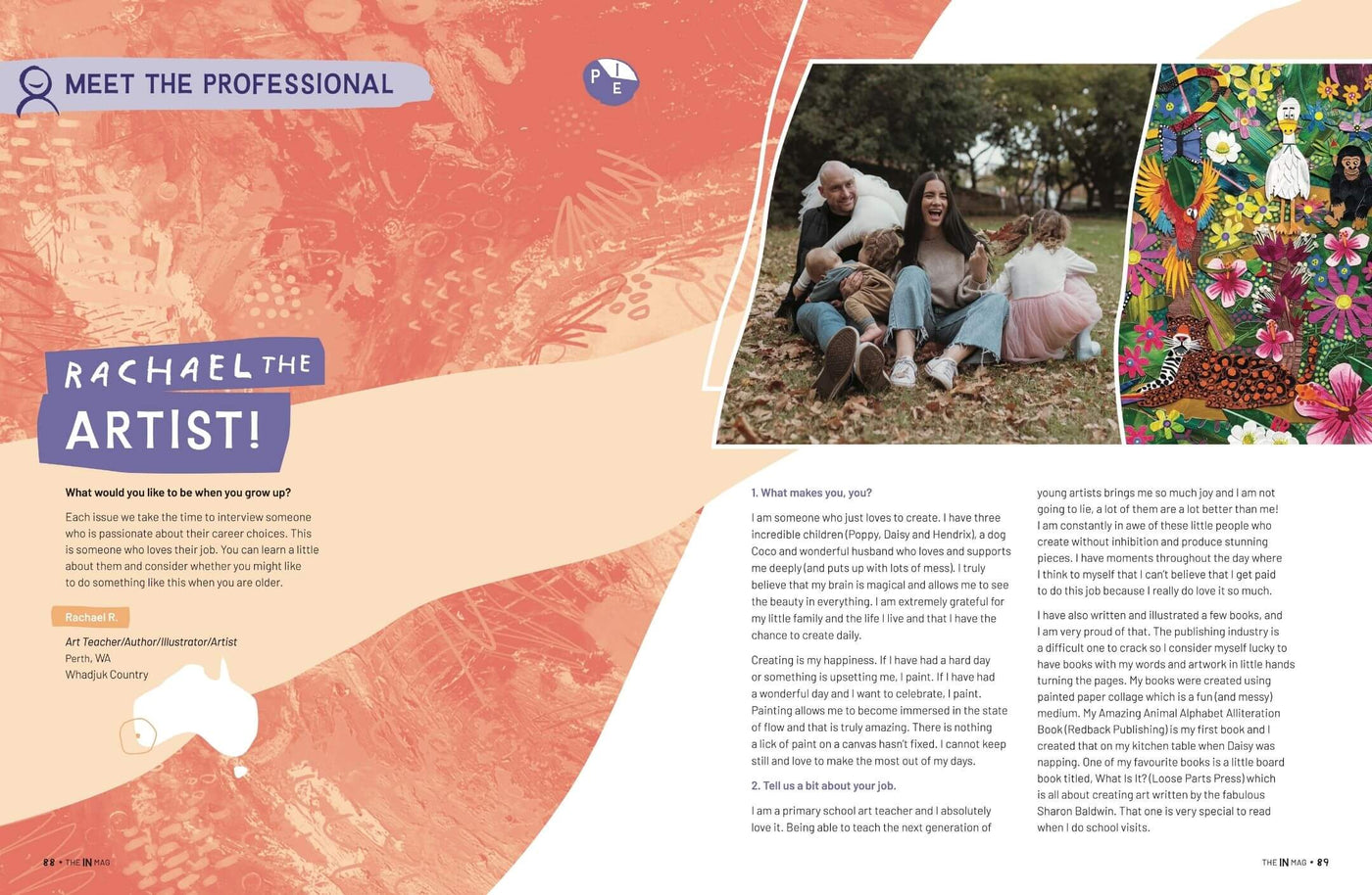 Inside pages of theINmag Mag09 - inside page sample