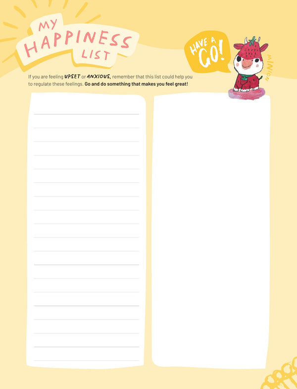 Feel-good list - Write down what makes you feel great, for the days you need it.