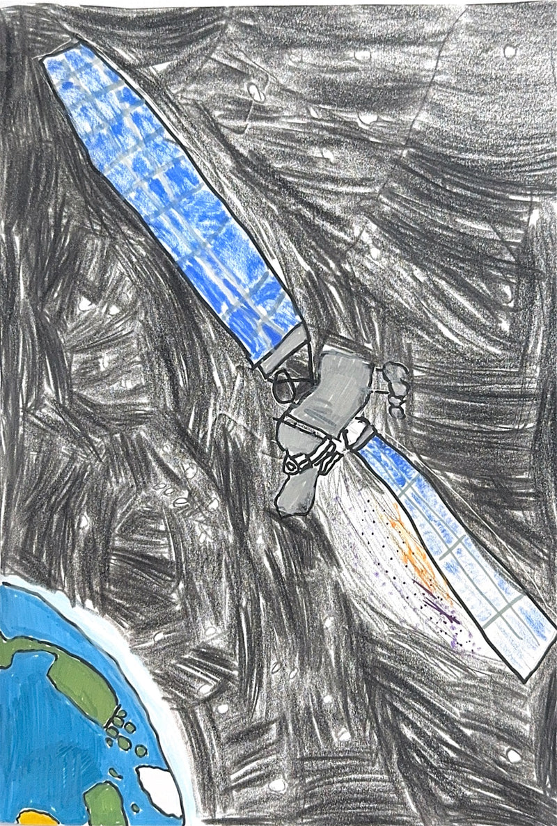 Mason, age 8 - art published in theINmag, the Australian magazine for creative kids.
