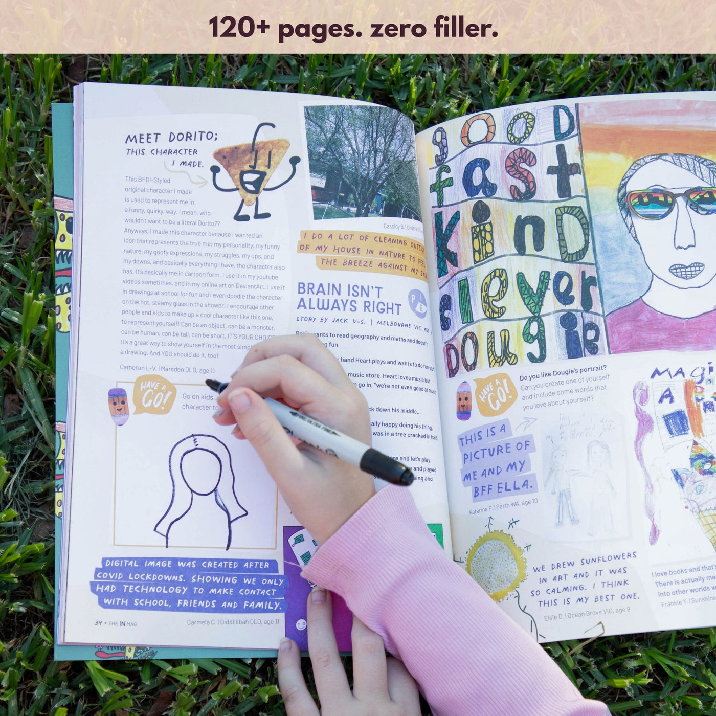 Each theINmag issue is 120 pages