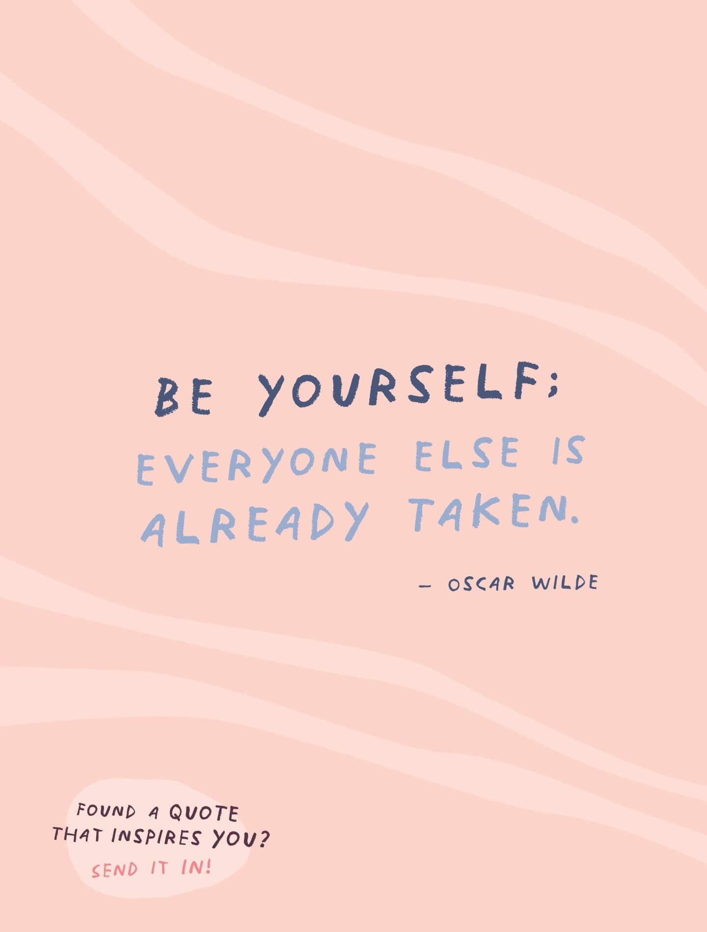 Be Yourself Quote Poster - A printable Be Yourself poster.