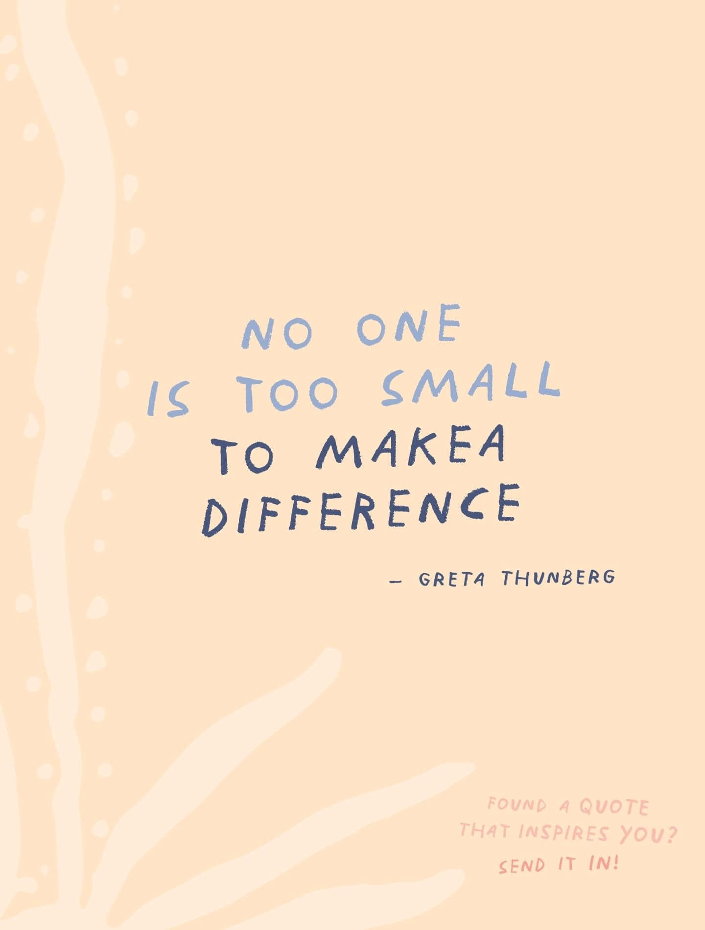 Make a Difference Quote Poster - A printable Make a Difference poster.