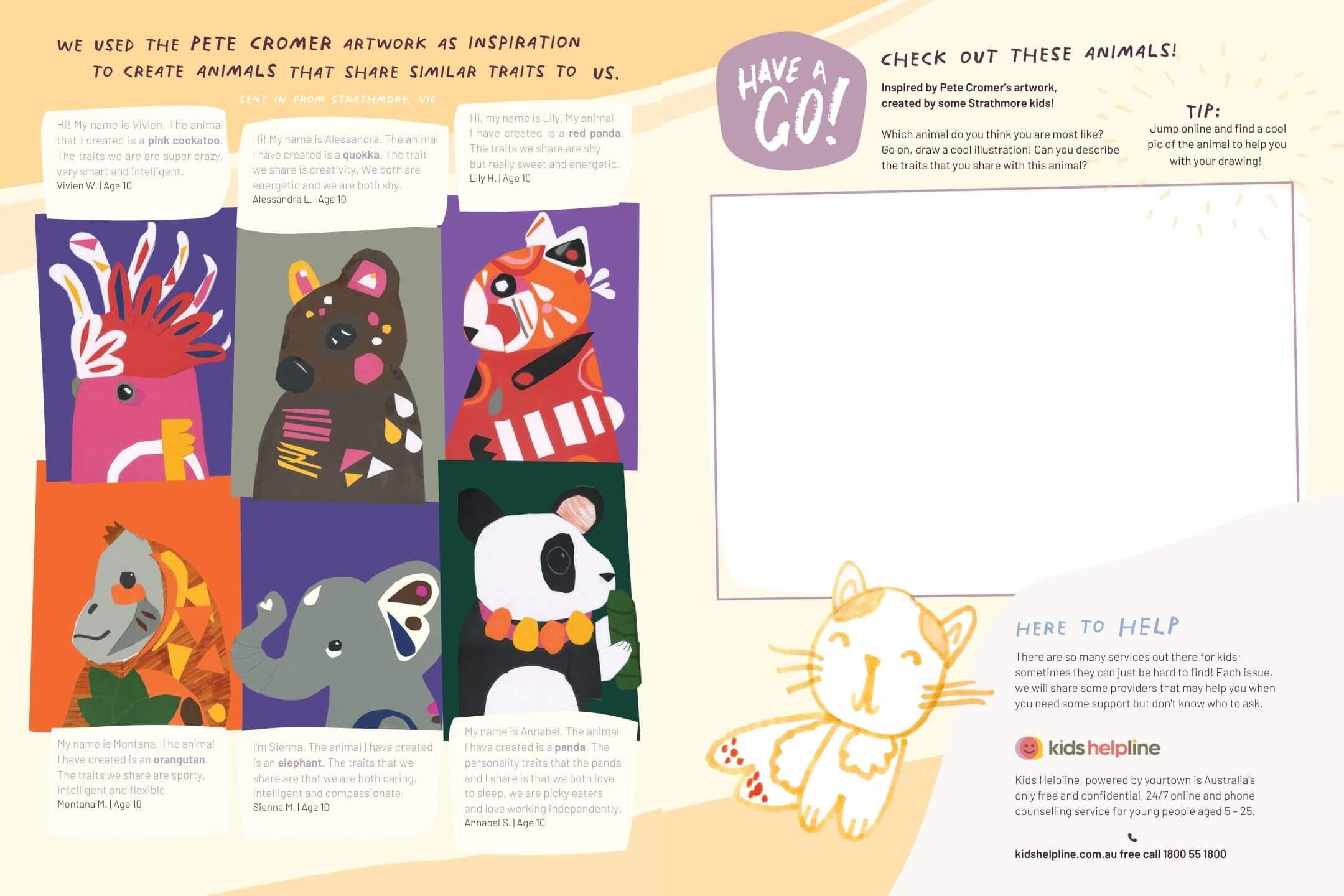 Which Animal Are You? - Draw the animal you're most like.