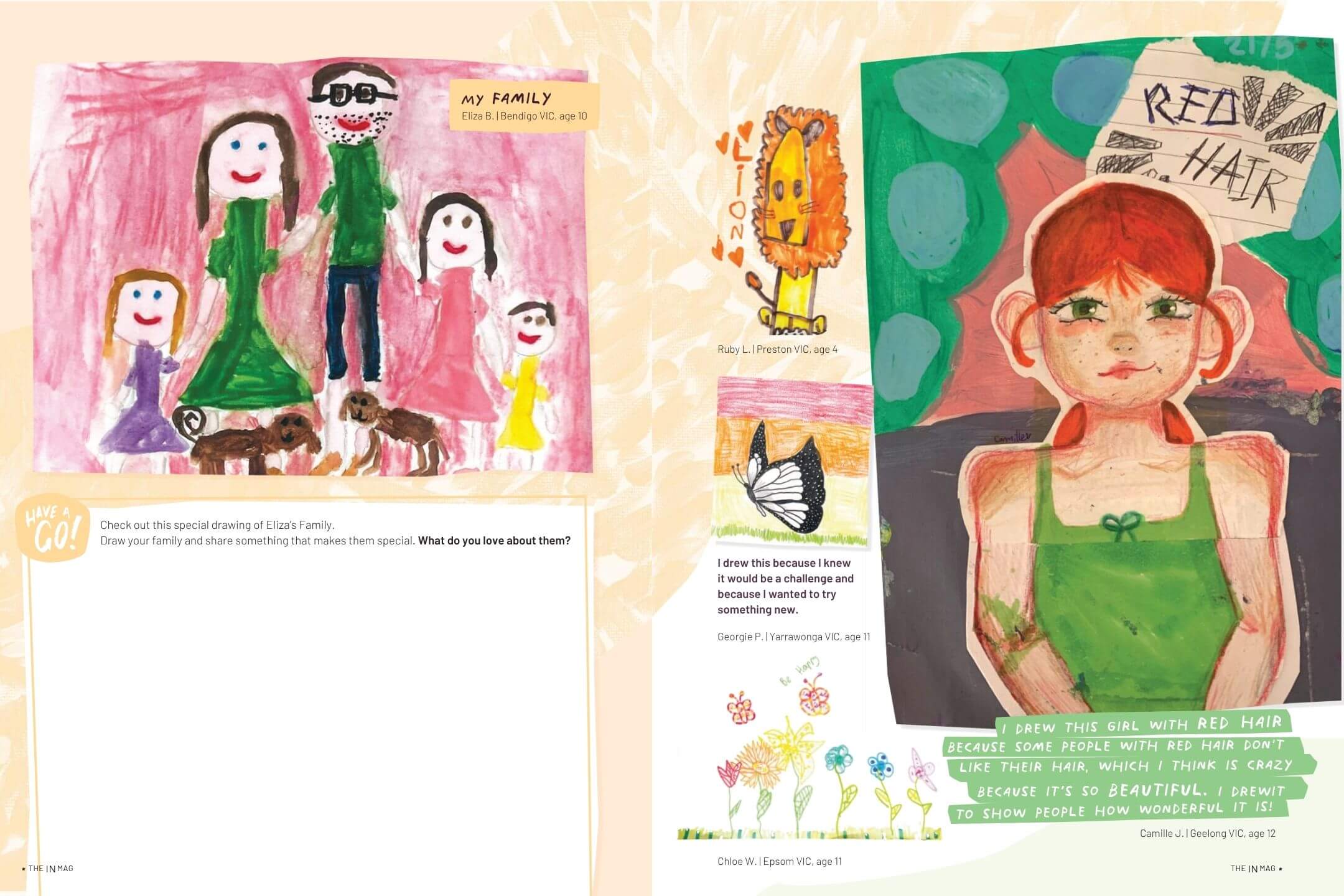 My Family - Draw your family and what makes them special.